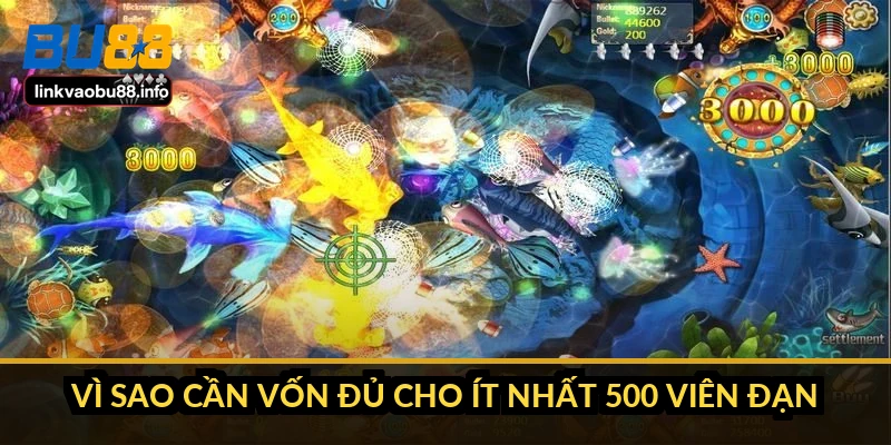 Vì sao cần vốn đủ cho ít nhất 500 viên đạn